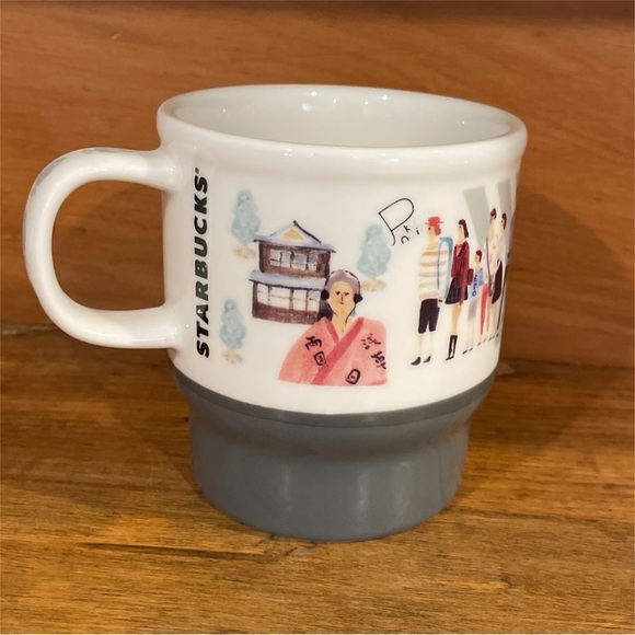 Starbucks Tokyo Coffee Tea Mug Cup 2016 Japan Geography Series watercolour style - Picture 3 of 7